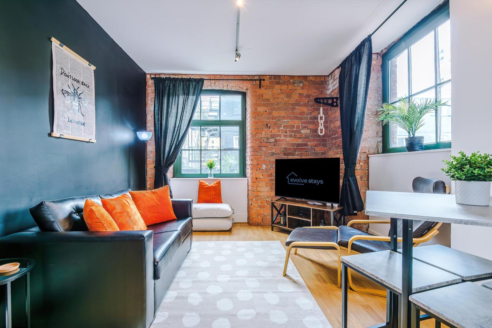 Apartment Converted Mill, Stylish In Castlefield *